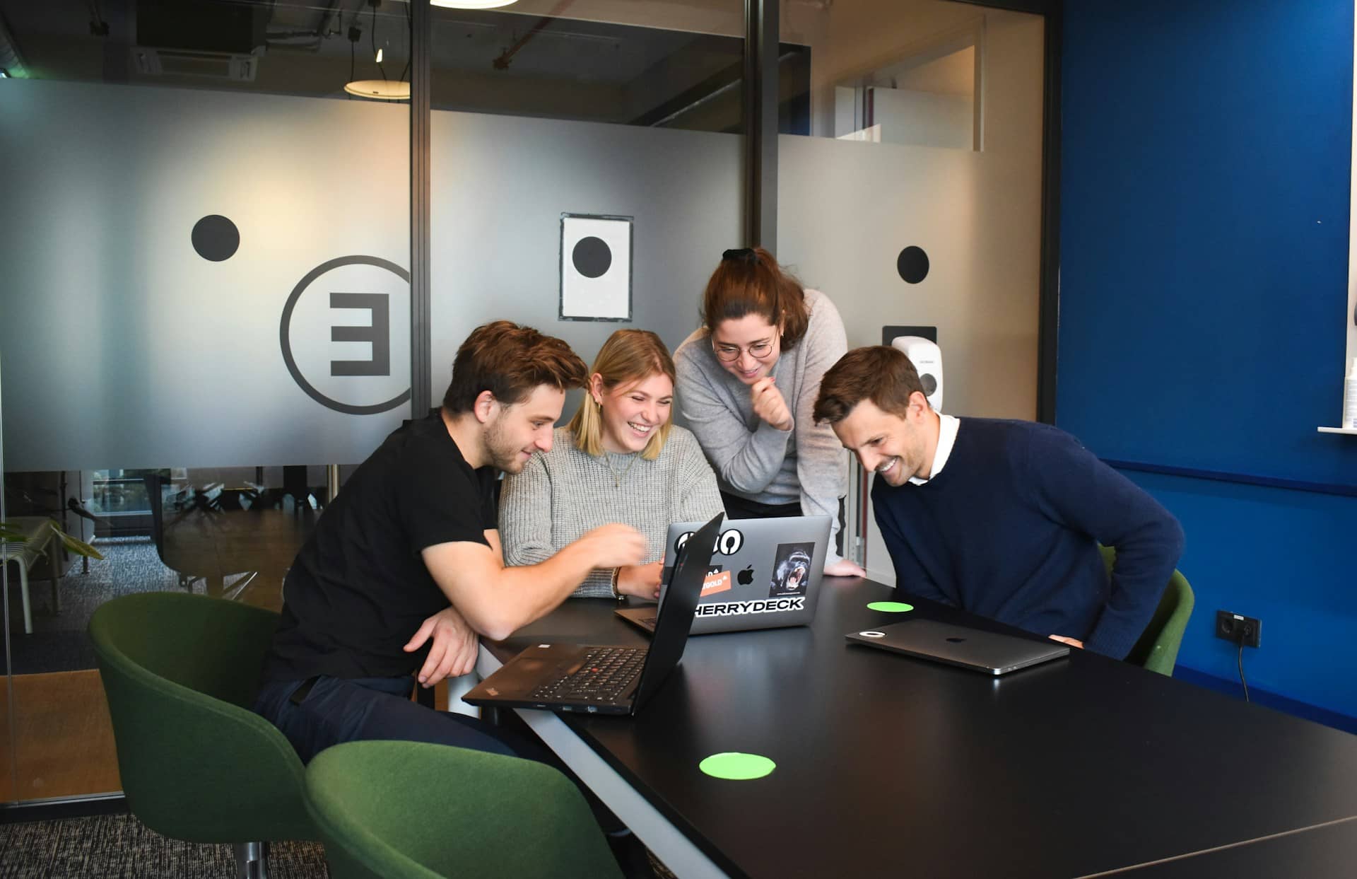 Image of a team of staff in a business meeting